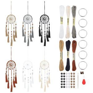 6 Set Mini Dream Catchers Kit For Keychain Diy Dream Catcher Making Kit💚
